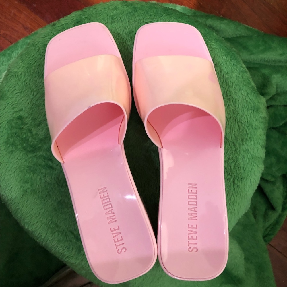 Harlin jelly slides by Steve Madden